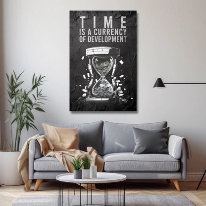 Time Is A Currency - UpLift Canvas