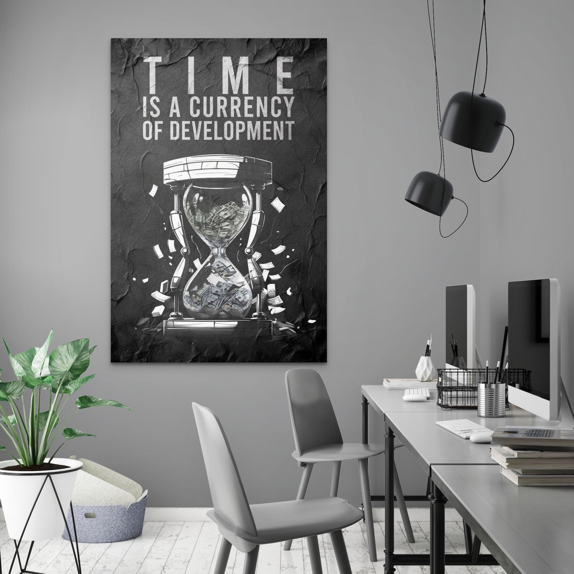 Time Is A Currency - UpLift Canvas