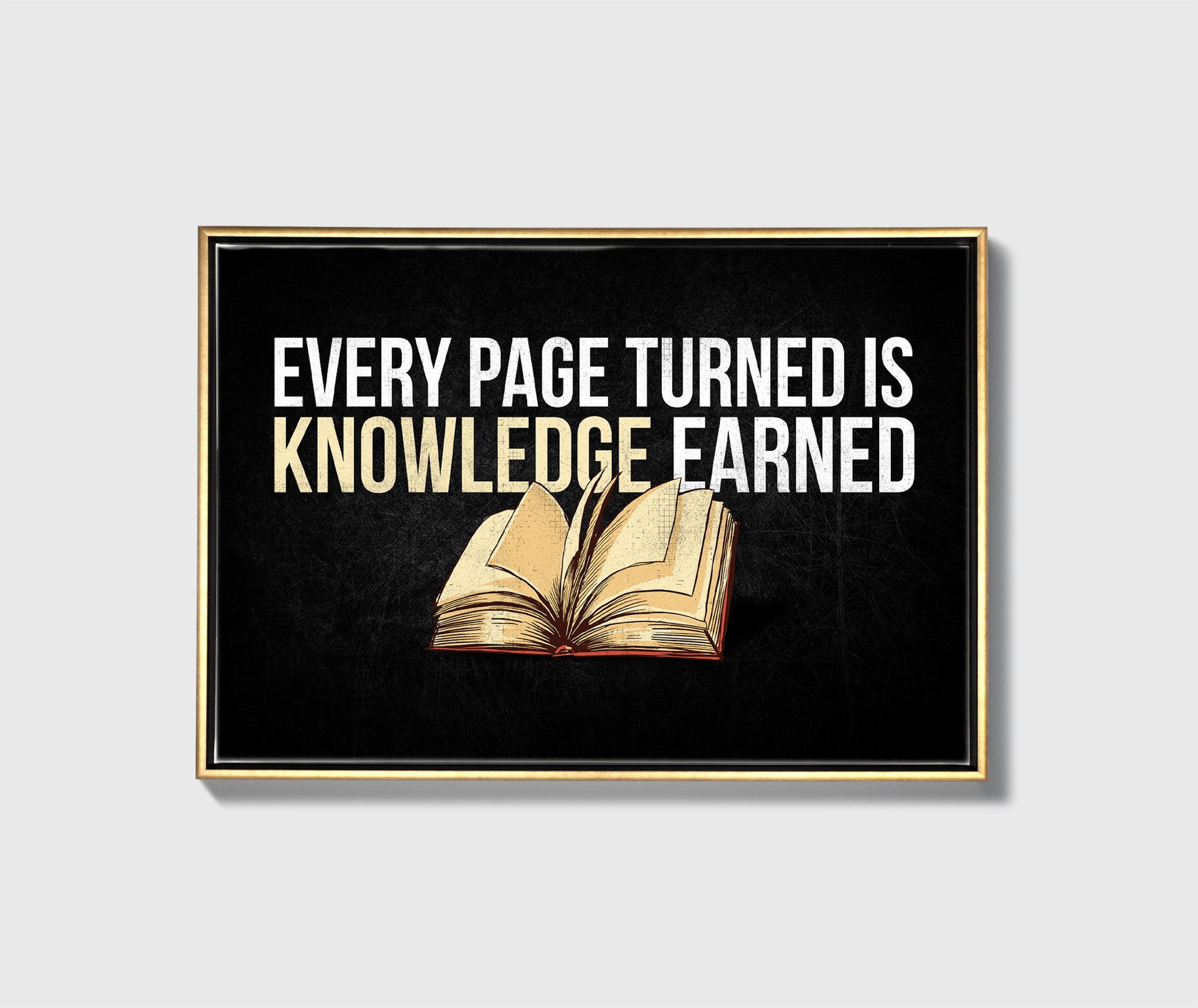 Every Page Turned Is Knowledge Earned - UpLift Canvas