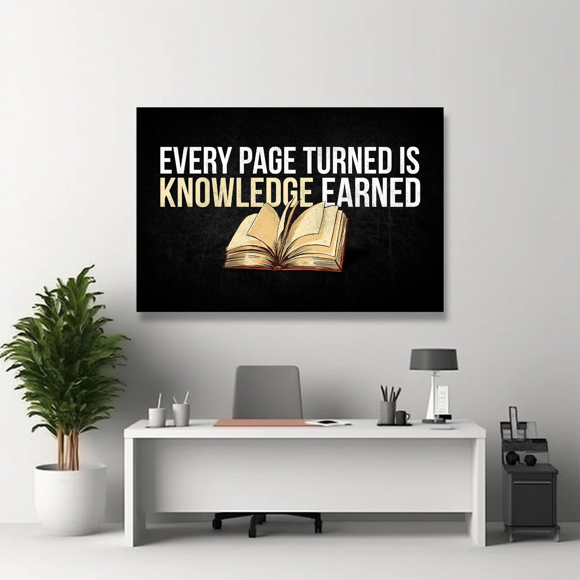 Every Page Turned Is Knowledge Earned - UpLift Canvas