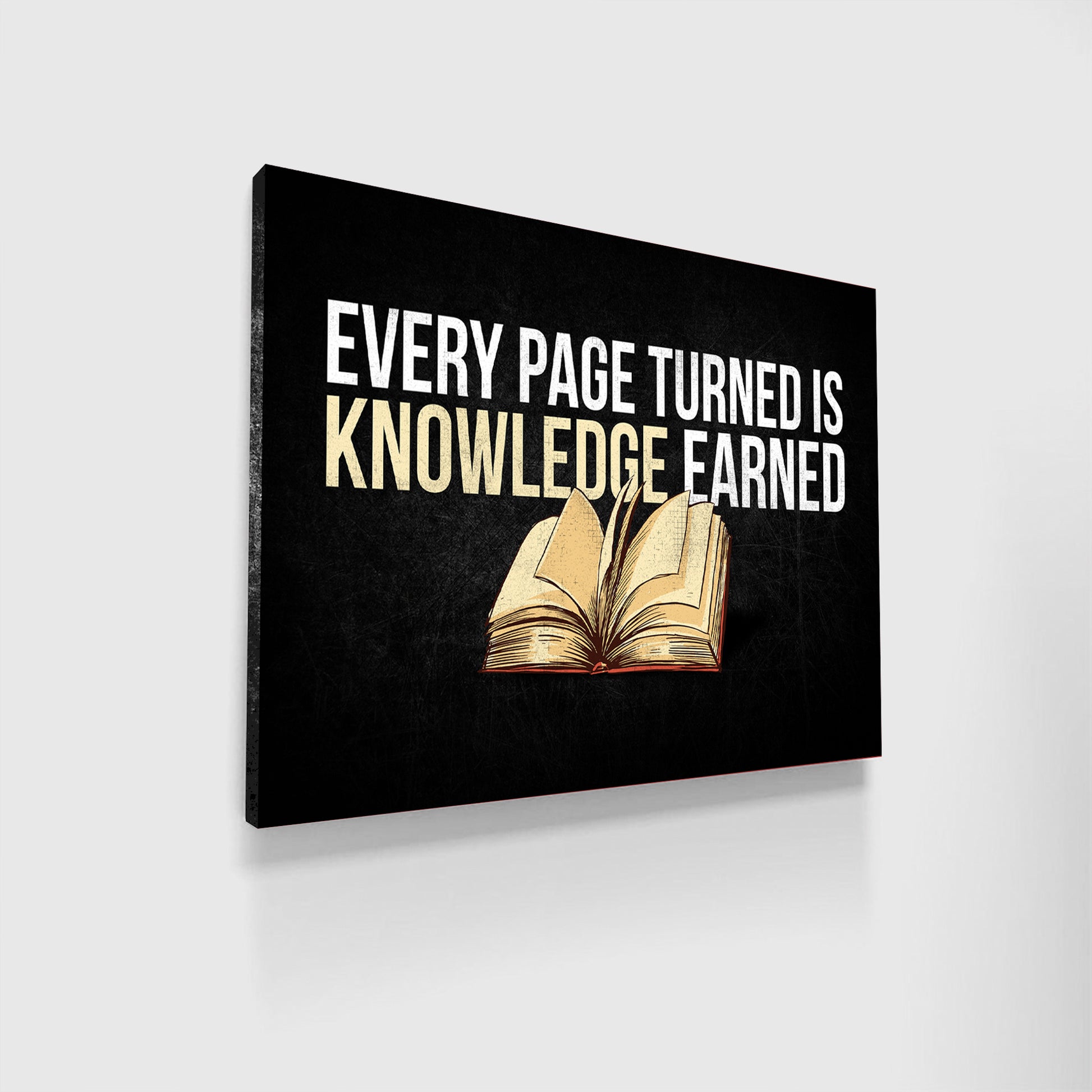 Every Page Turned Is Knowledge Earned - UpLift Canvas