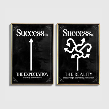 Roads To Success - UpLift Canvas