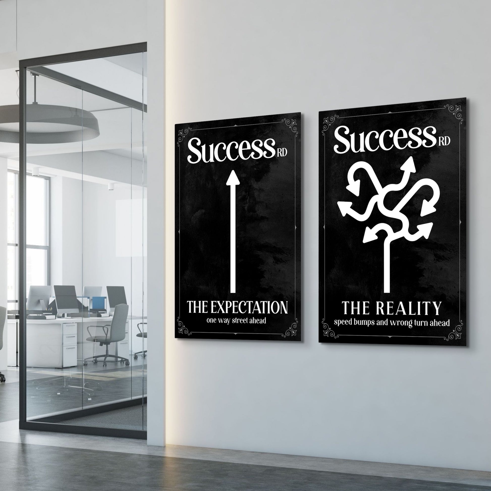 Roads To Success - UpLift Canvas