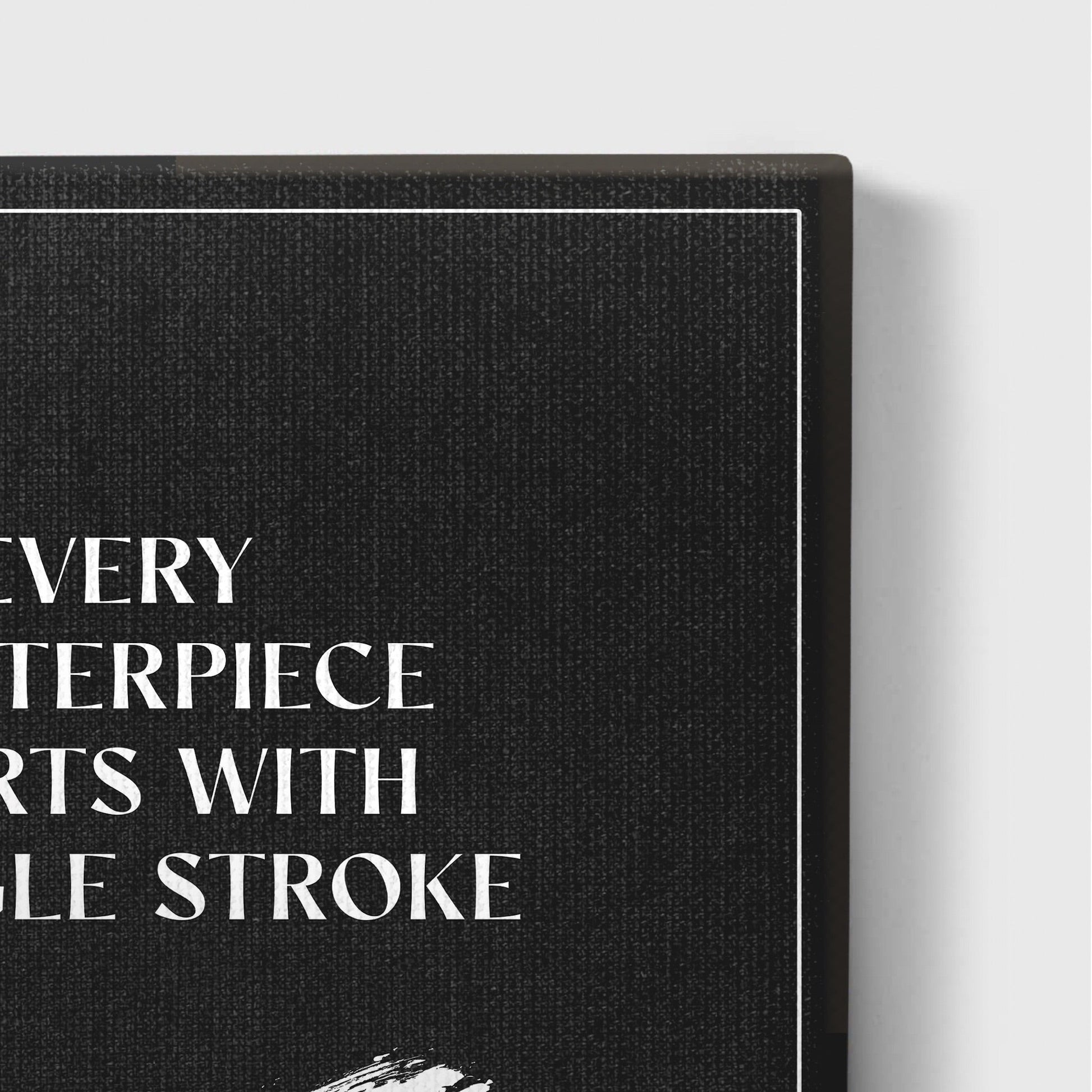 ONE SINGLE STROKE - UpLift Canvas