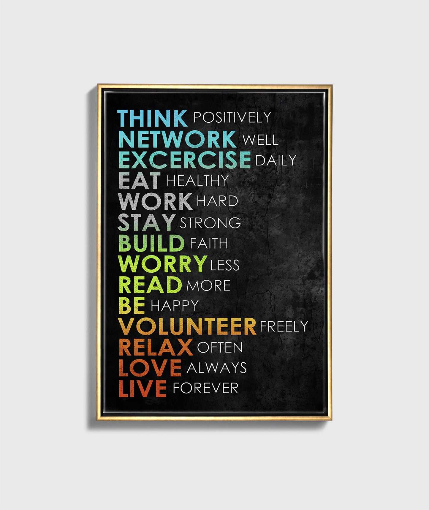 Rules For Life - UpLift Canvas