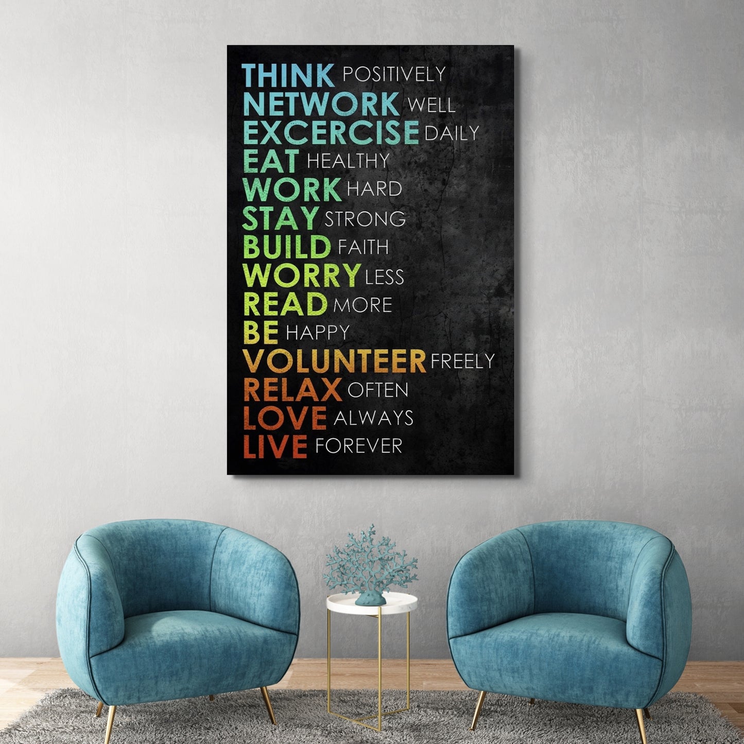 Rules For Life - UpLift Canvas