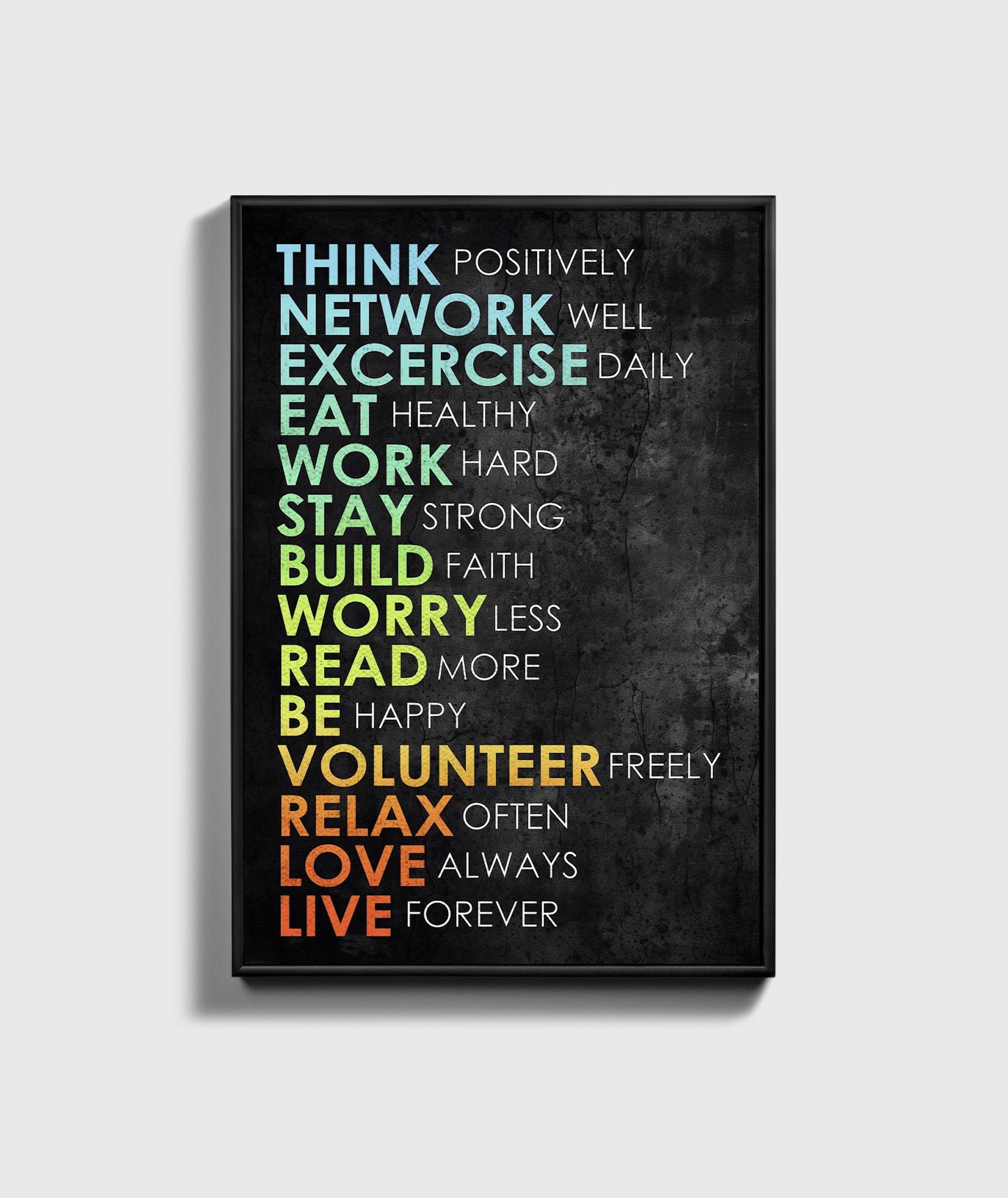 Rules For Life - UpLift Canvas