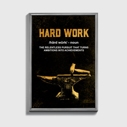 Hard Work - UpLift Canvas