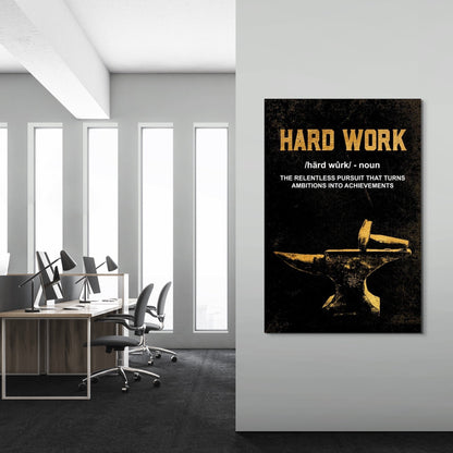 HARD WORK - UpLift Canvas