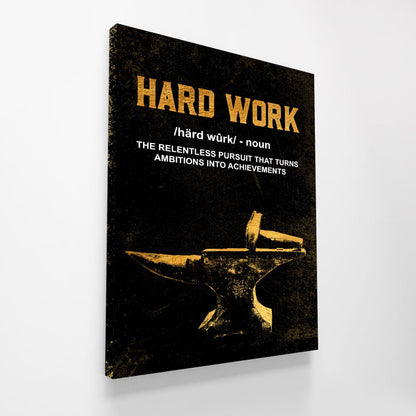 Hard Work - UpLift Canvas