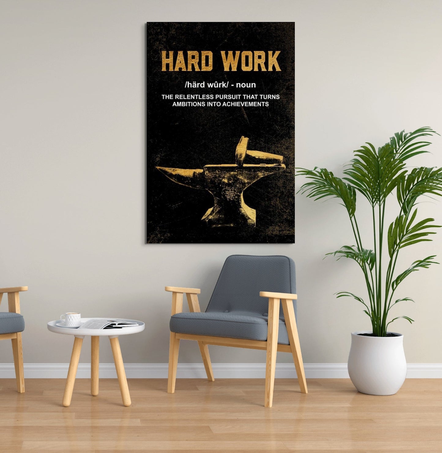 HARD WORK - UpLift Canvas