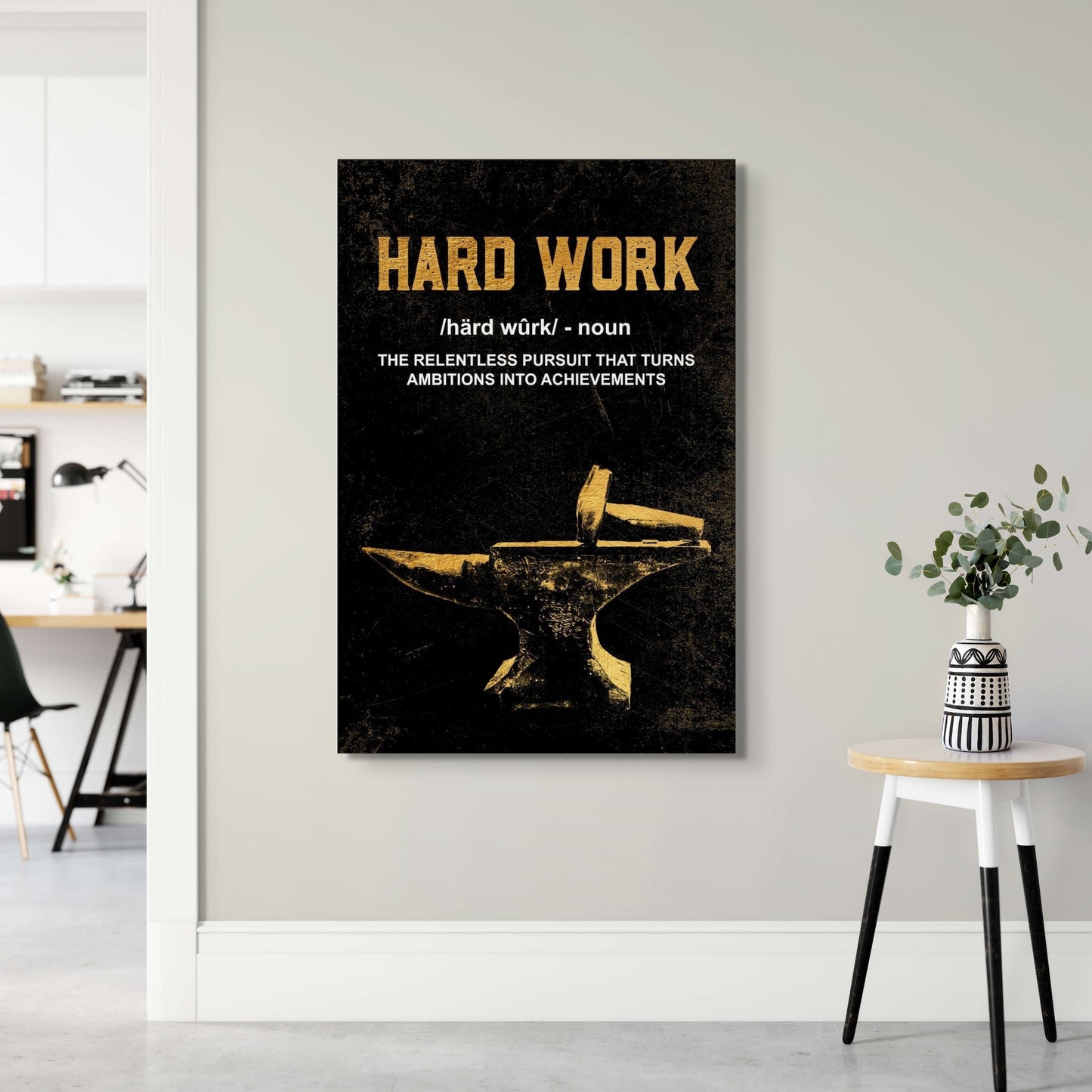 Hard Work - UpLift Canvas