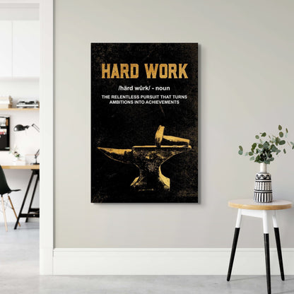 HARD WORK - UpLift Canvas